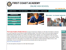 Tablet Screenshot of fcahighschool.org